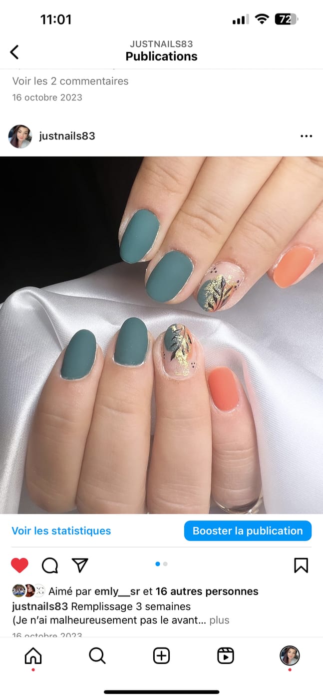 Réalisation ongles Just'Nails 83